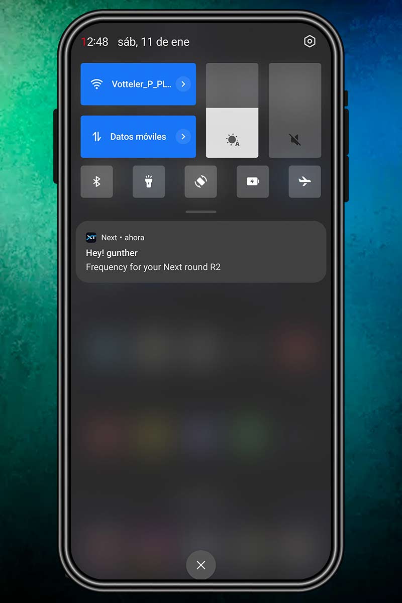 Notifiacion push frecuencie